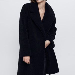 Like New!!! Zara Faux Shearling Teddy Coat